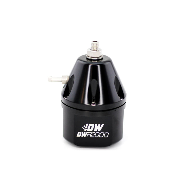Load image into Gallery viewer, DeatschWerks DWR2000 Adjustable Fuel Pressure Regulator - Black
