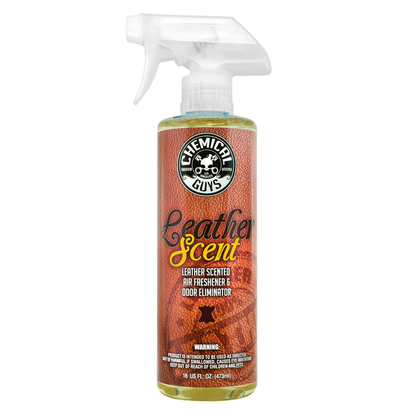 Load image into Gallery viewer, Chemical Guys Leather Scent Air Freshener &amp; Odor Eliminator - 16oz
