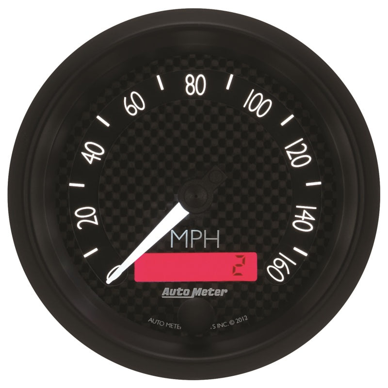 Load image into Gallery viewer, Autometer GT Series 3-3/8in In Dash 0-160 MPH Electronic Programmable Speedometer

