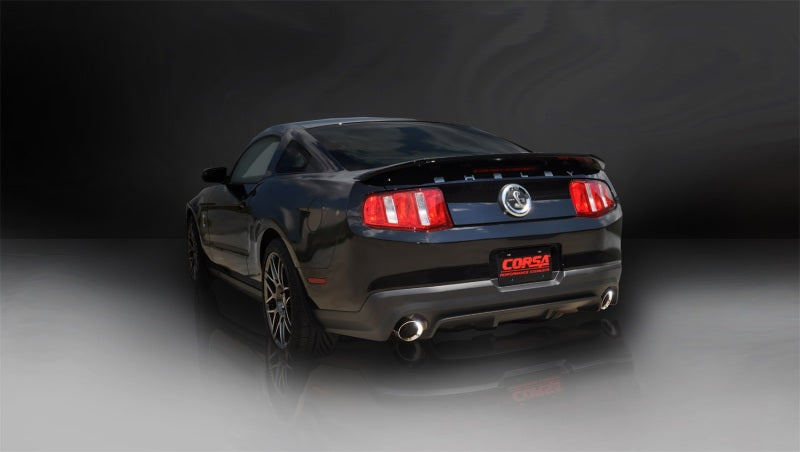 Load image into Gallery viewer, Corsa 2011-2012 Ford Mustang Shelby GT500 5.4L V8 Polished Sport Axle-Back Exhaust
