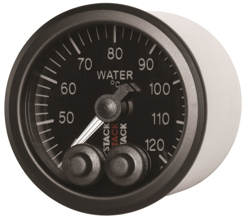 Load image into Gallery viewer, Autometer Stack 52mm 40-120 Deg C 1/8in NPTF Male Pro-Control Water Temp Gauge - Black
