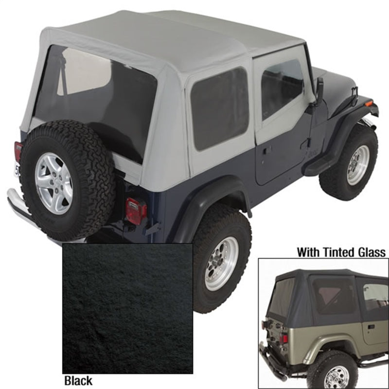 Load image into Gallery viewer, Rugged Ridge S-Top Door Skins Black Tinted Windows 88-95 Jeep Wrangler YJ
