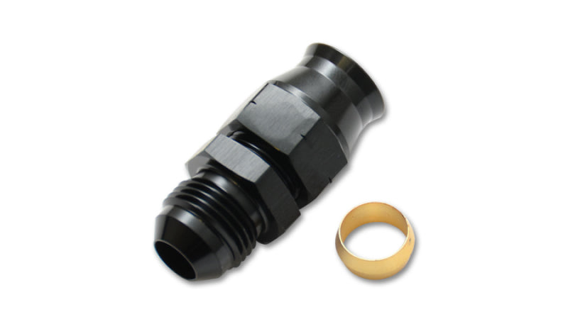 Load image into Gallery viewer, Vibrant -8AN Male to 0.375in Tube Adapter Fitting (w/Brass Olive Insert)
