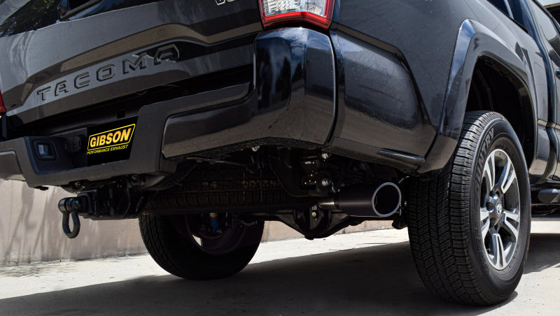 Load image into Gallery viewer, Gibson 16-22 Toyota Tacoma TRD Sport 3.5L 2.5in Cat-Back Single Exhaust - Black Elite
