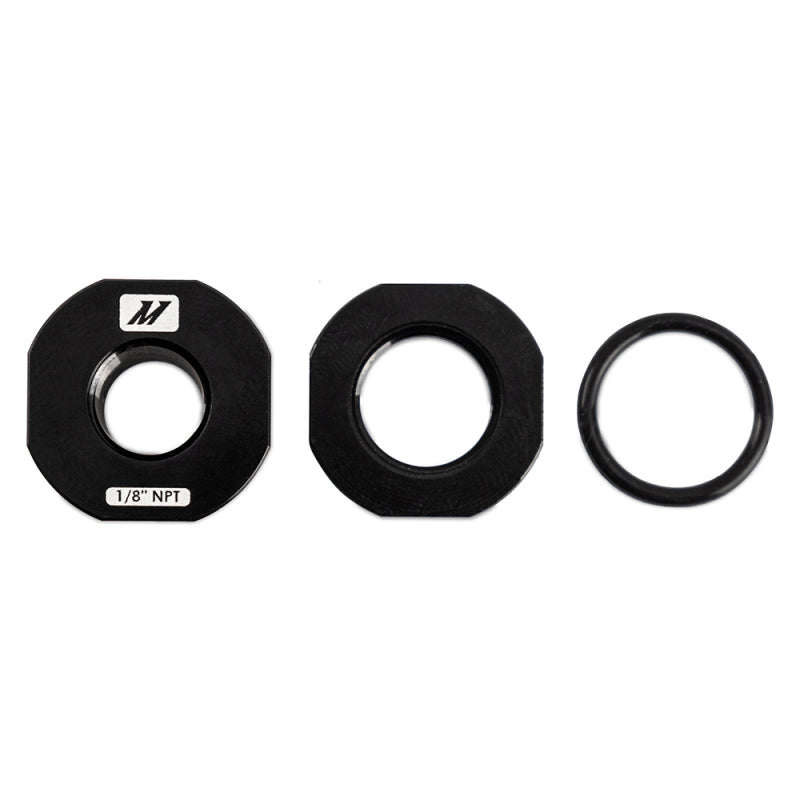 Load image into Gallery viewer, Mishimoto 1/8in NPT CNC-Machined Nozzle Mount Adapter - Black

