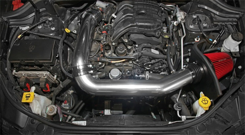 Load image into Gallery viewer, Spectre 11-15 Jeep Grand Cherokee V6-3.6L F/I Air Intake Kit - Polished w/Red Filter
