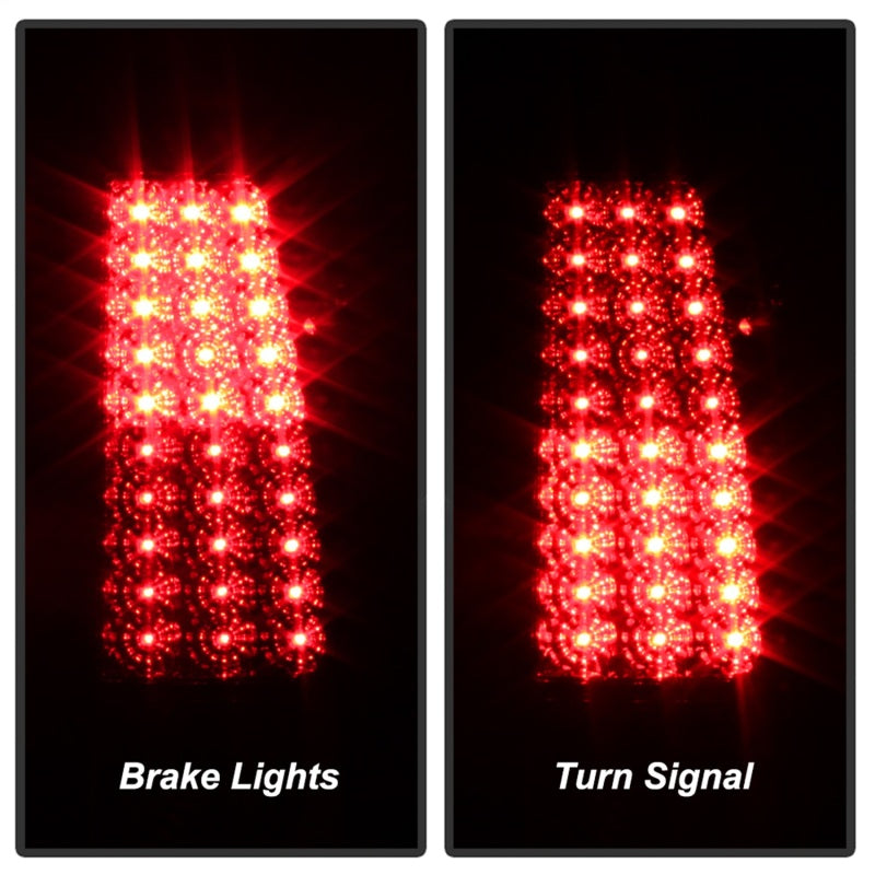 Load image into Gallery viewer, xTune Chevy Silverado 1500/2500/3500 03-06 LED Tail Lights Red Clear ALT-ON-CS03-LED-RC
