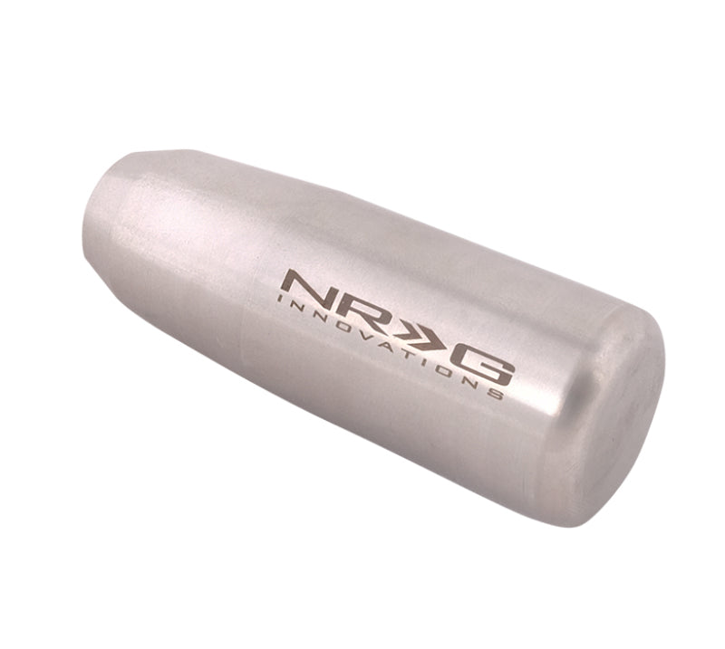 Load image into Gallery viewer, NRG Universal Short Shifter Knob - 3.5in. Length / Heavy Weight .85Lbs. - Silver
