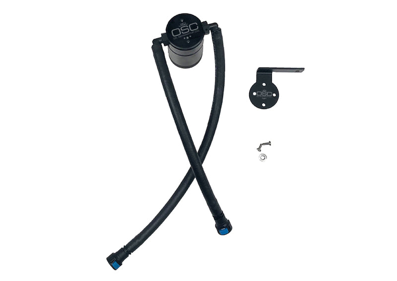 Load image into Gallery viewer, J&amp;L 19-26 Chevrolet Silverado/GMC Sierra 1500 5.3L V8 Driver Side Oil Separator 3.0 - Black Anod

