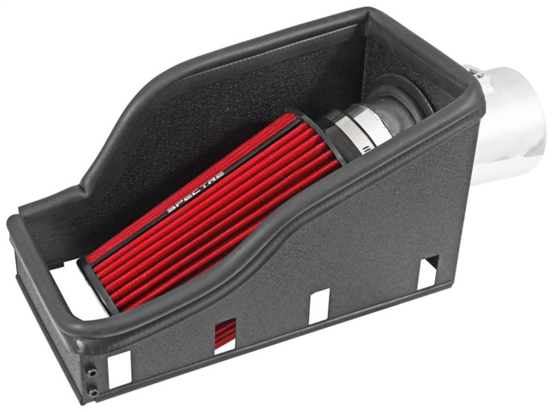 Load image into Gallery viewer, Spectre 11-14 Ford F-Series SD V8-6.7L DSL Air Intake Kit - Polished w/Red Filter
