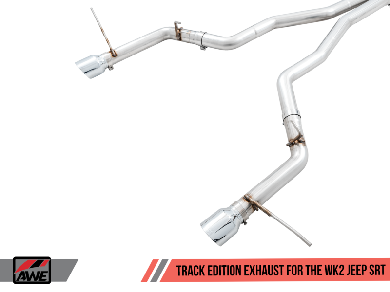 Load image into Gallery viewer, AWE Tuning 2020 Jeep Grand Cherokee SRT Track Edition Exhaust - Chrome Silver Tips
