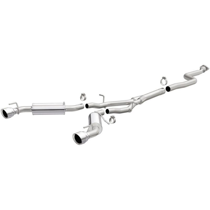 Load image into Gallery viewer, MagnaFlow 16-17 Chevy Camaro L4 2.0L Cat-Back Street Series 3in SS Dual Split Rear Exit
