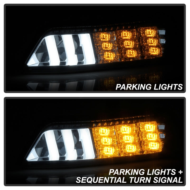 Load image into Gallery viewer, Spyder 15-16 Ford Mustang LED DRL - Smoke (CBL-YD-FM15-LED-SM)
