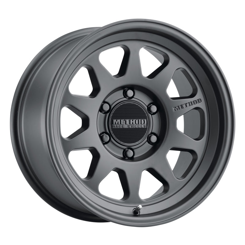 Load image into Gallery viewer, Method MR316 17x8.5 0mm Offset 6x120 67mm CB Matte Black Wheel
