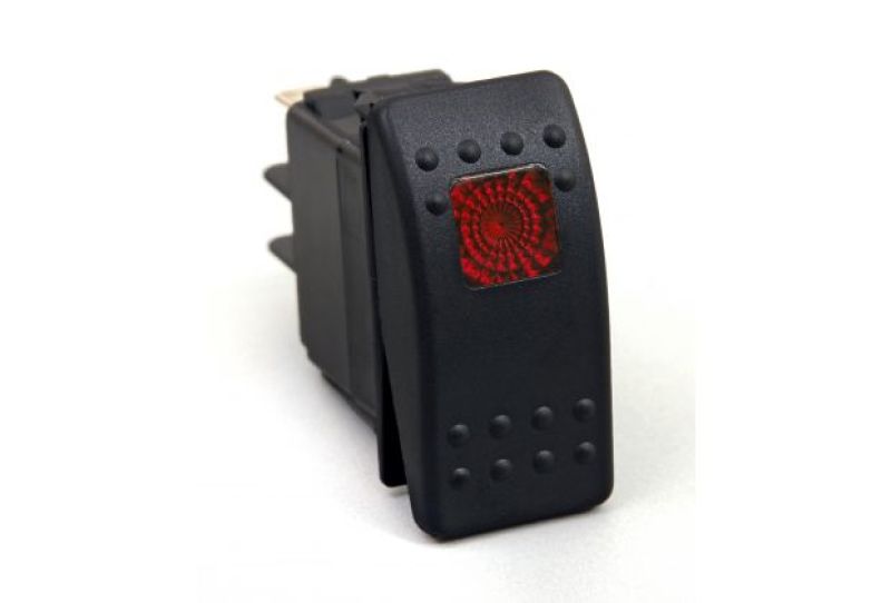 Load image into Gallery viewer, Daystar Rocker Switch Red Light 20 AMP Single Pole
