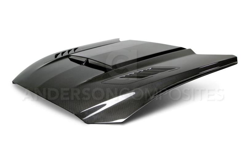 Load image into Gallery viewer, Anderson Composites 15-17 Ford Mustang (Excl. GT350/GT350R) Ram Air Double Sided Hood
