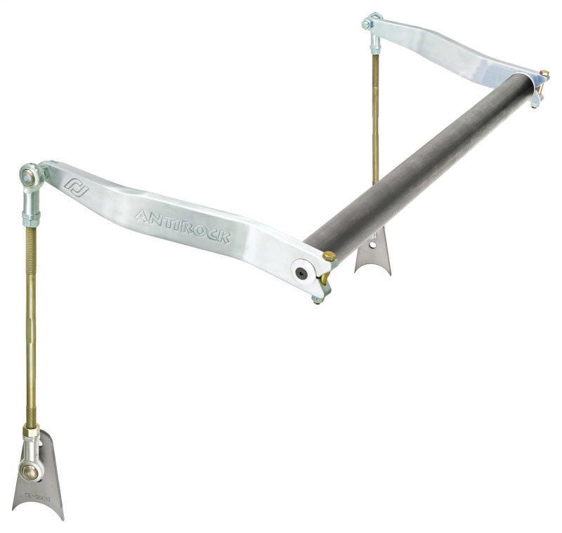 Load image into Gallery viewer, RockJock Antirock Sway Bar Kit Universal 45in Bar 15in Bent Aluminum Arms
