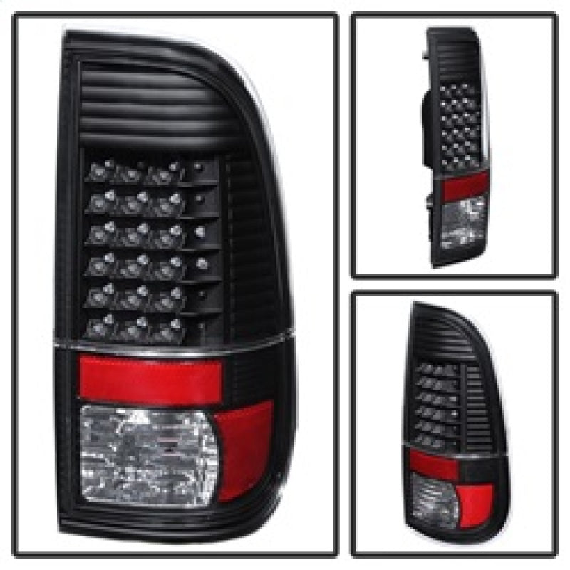 Load image into Gallery viewer, xTune Ford Super Duty 08-15 LED Tail Lights Black ALT-JH-FS08-LED-BK
