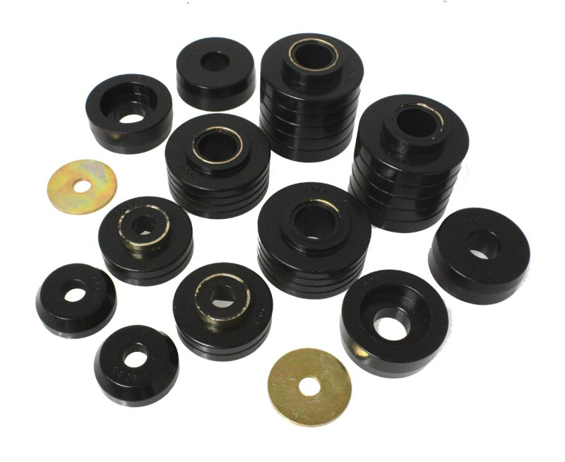 Load image into Gallery viewer, Energy Suspension 80-98 Ford F250/F350 / 80-92 Ford F100/F150 / 85-98 Ford F450 Black Body Mount Set
