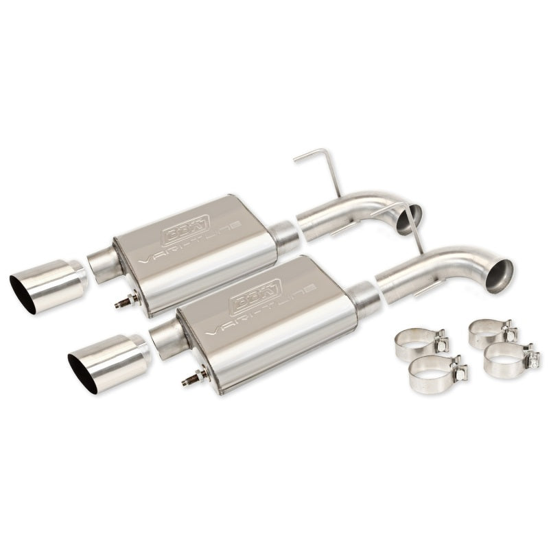 Load image into Gallery viewer, BBK 11-14 Mustang GT VariTune Axle Back Exhaust Kit (Stainless Steel)
