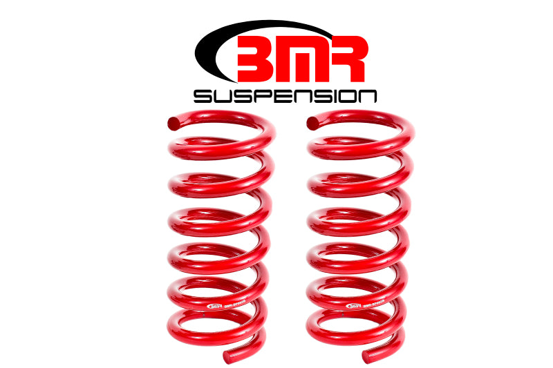 Load image into Gallery viewer, BMR 15-17 S550 Mustang Rear Performance Version Lowering Springs - Red
