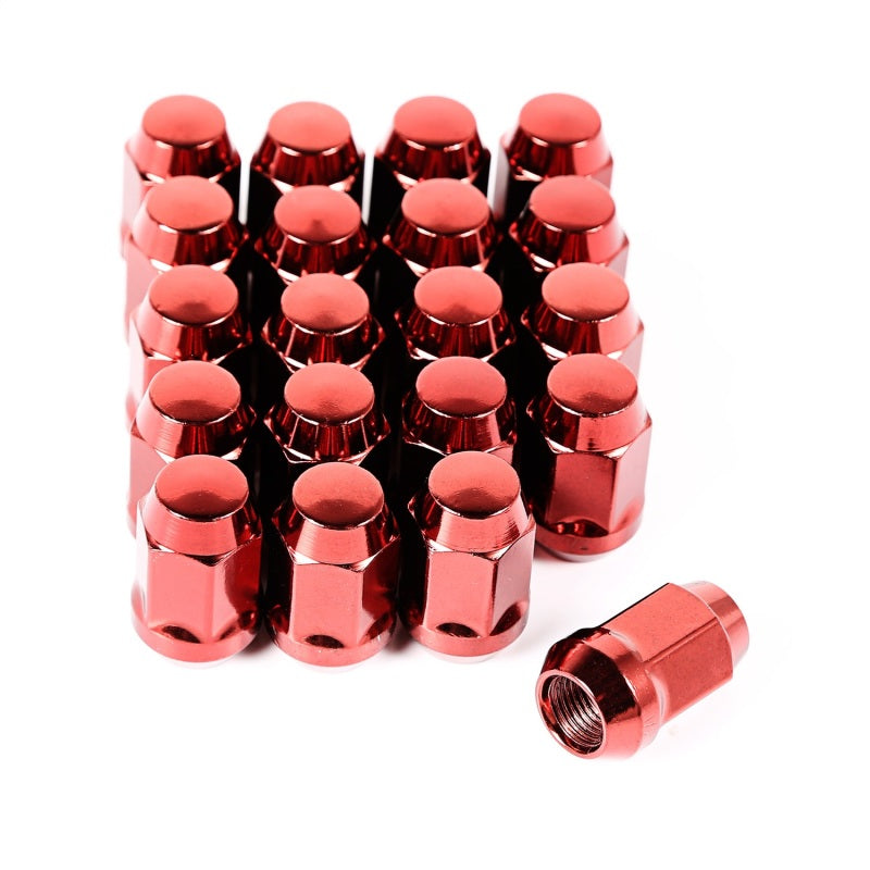 Load image into Gallery viewer, Rugged Ridge Wheel Lug Nut Set of 20 Red 1/2-20

