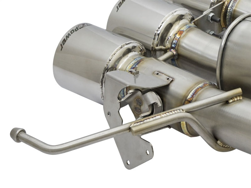 Load image into Gallery viewer, aFe MACHForce XP 3in-2 1/2in Axle Back 304SS Exhaust w/ Polished Tips 14-17 Chevy Corvette V8-6.2L
