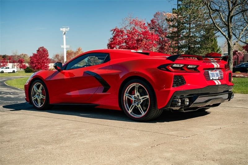 Load image into Gallery viewer, Corsa 2020-25 Chevrolet Corvette C8 RWD 3in Valved Cat-Back w/AFM w/4.5in Carbon Fiber Polished Tips
