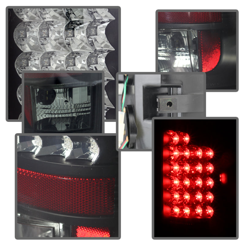 Load image into Gallery viewer, Spyder Dodge Ram 02-06 1500/Ram 2500/3500 03-06 LED Tail Light Black Smoke ALT-YD-DRAM02-LED-BSM
