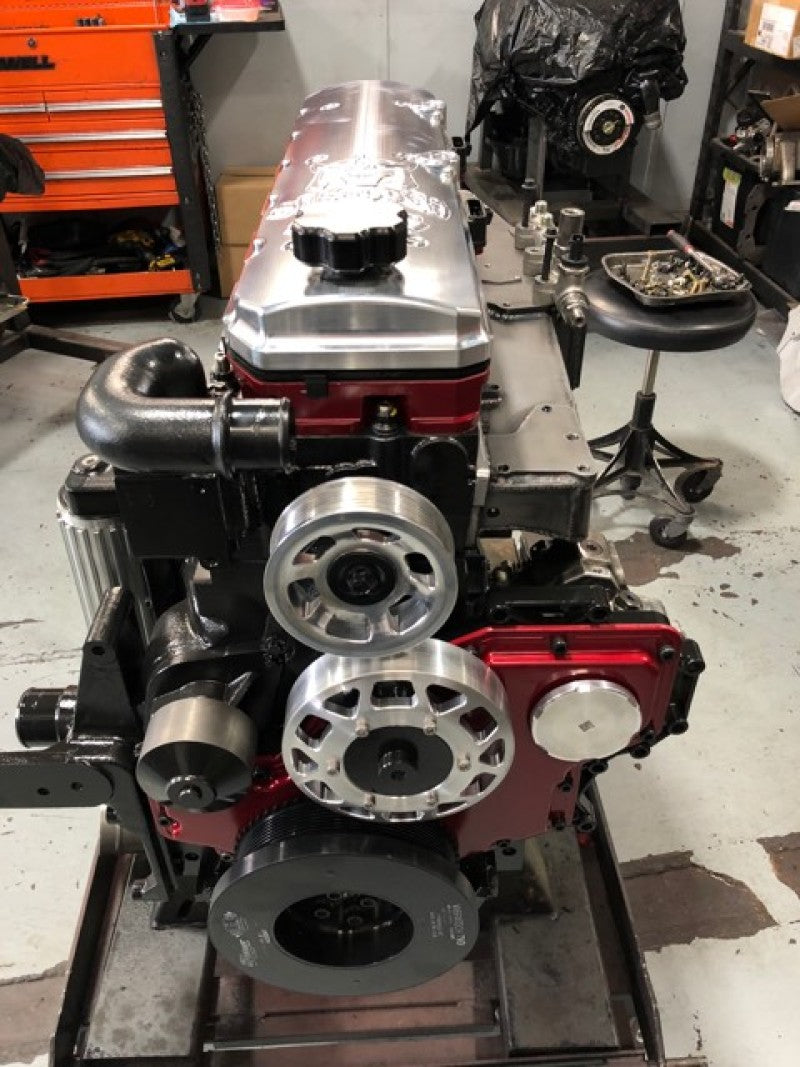Load image into Gallery viewer, Industrial Injection 07-18 Dodge Cummins 5.9L/6.7L Common Rail Billet Pulley Kit
