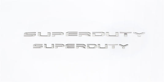 Putco 17-20 Ford SUPERDUTY Letters (Stamped/Stainless Steel) Hood/Front