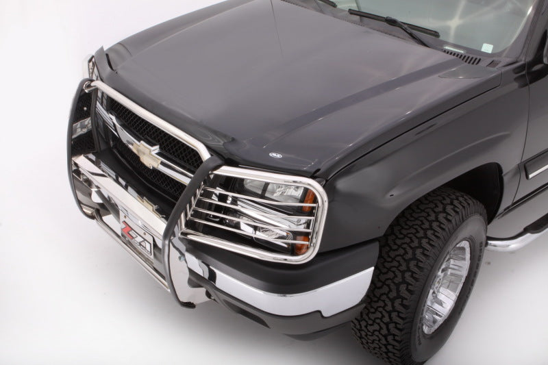 Load image into Gallery viewer, AVS 03-06 Chevy Avalanche (w/o Body Hardware) Bugflector Medium Profile Hood Shield - Smoke
