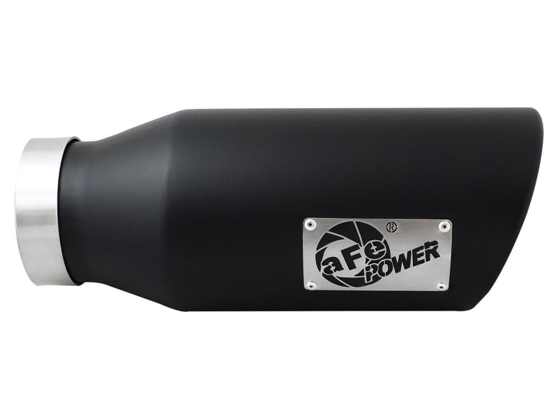 Load image into Gallery viewer, aFe Diesel Exhaust Tip Bolt On Black 4in Inlet x 6in Outlet x 15in

