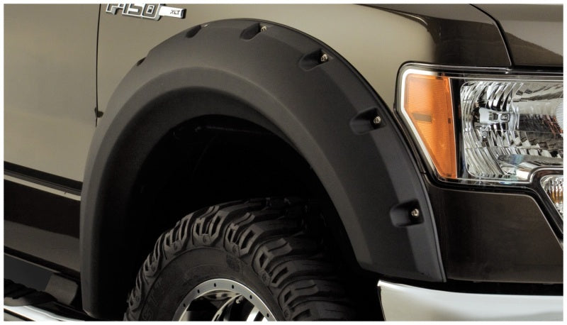 Load image into Gallery viewer, Bushwacker 09-14 Ford F-150 Styleside Max Pocket Style Flares 4pc 67.0/78.8/97.4in Bed - Black
