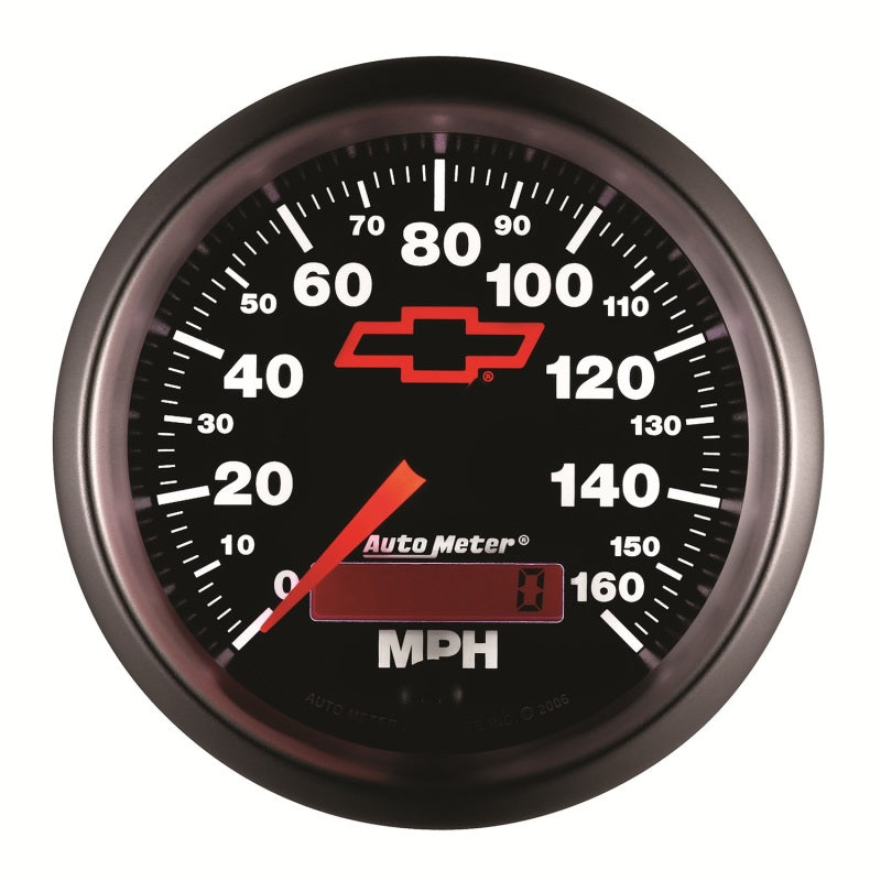 Load image into Gallery viewer, Autometer Speedometer 3-3/8in, 0-160 MPH, Elec. Programmable - Bowtie Black
