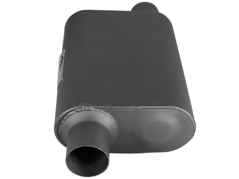 Load image into Gallery viewer, aFe Scorpion Replacement Alum Steel Muffler 2-1/2in In/Out Baffled Offset/Offset 13inL x10inW x4inH
