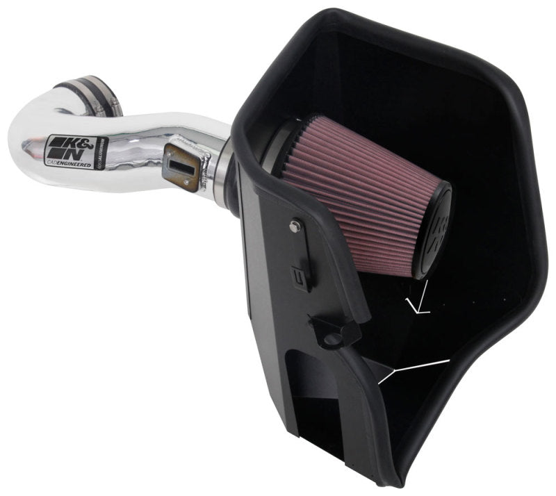 Load image into Gallery viewer, K&amp;N 2019 Chevy Silverado / GMC Sierra 1500 V8-5.3/6.2L Performance Air Intake Kit
