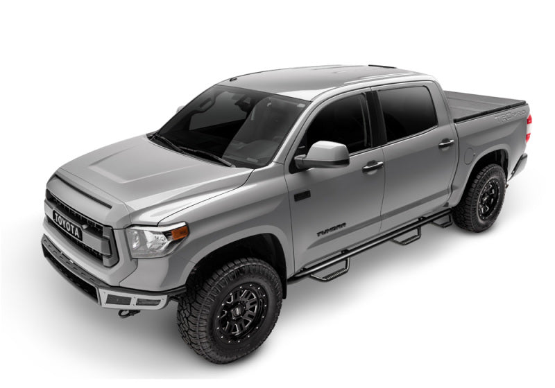 Load image into Gallery viewer, N-Fab Nerf Step 01-06 Chevy-GMC 1500/2500/3500 Crew Cab 8ft Bed - Tex. Black - Bed Access - 3in
