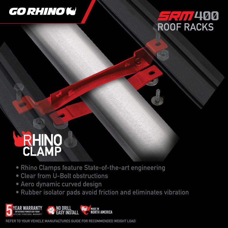 Load image into Gallery viewer, Go Rhino SRM 400 Roof Rack - 68in
