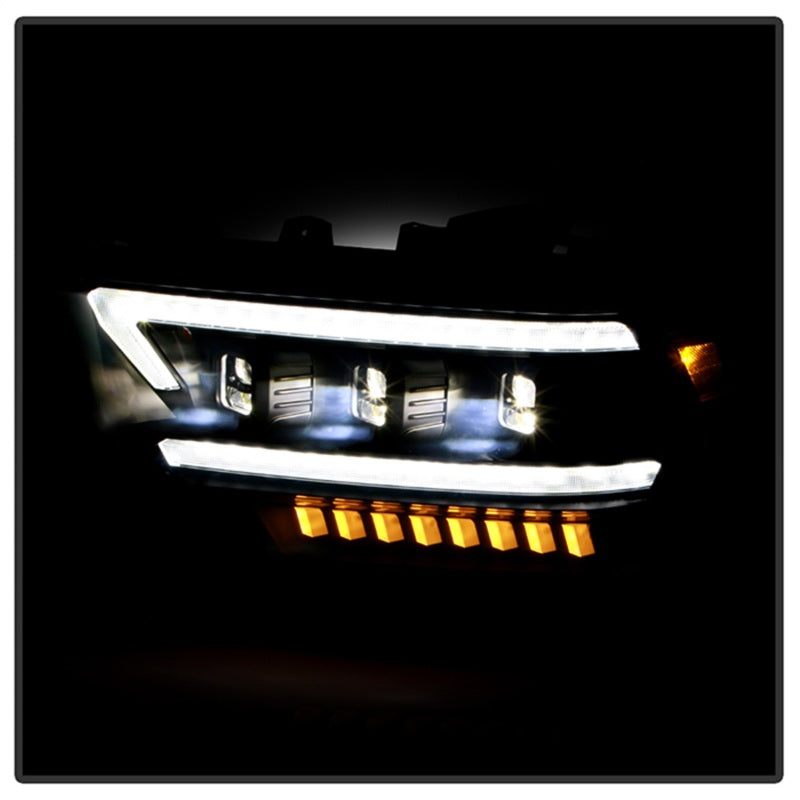 Load image into Gallery viewer, Spyder 19-22 Dodge Ram 2500/3500 (Halogen Model Only) Proj. Headlights (PRO-YD-DR19HDHALAP-SEQ-BK)
