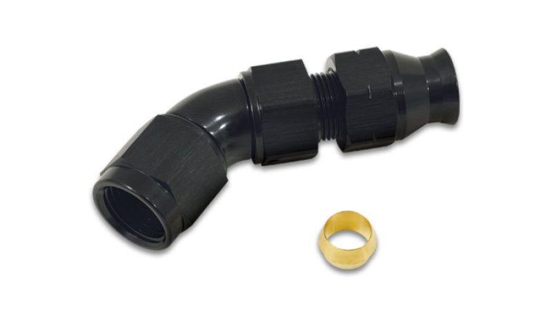 Load image into Gallery viewer, Vibrant 45 Degree 3/8in Tube to Female 6AN Adapter
