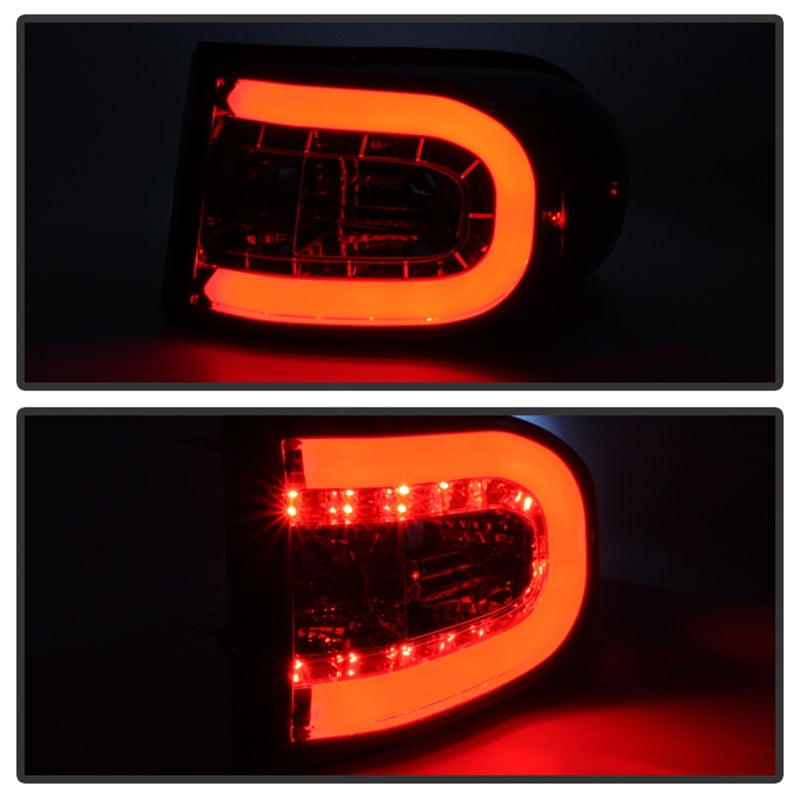 Load image into Gallery viewer, Spyder Toyota FJ Cruiser 07-13 Light Bar LED Tail Lights Smoke ALT-YD-TFJ07-LBLED-SM

