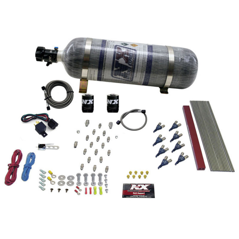 Load image into Gallery viewer, Nitrous Express GM LT1/LS1 Pro Piranha Nozzle Gas Nitrous Kit w/Composite Bottle
