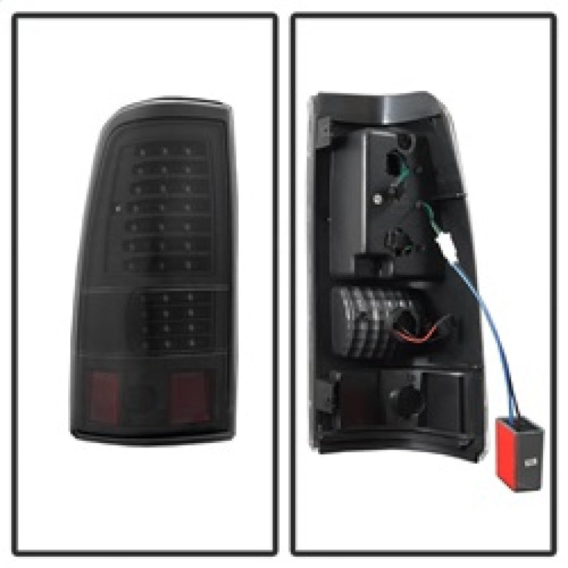 Load image into Gallery viewer, xTune 03-06 Chevrolet Silverado 1500 LED Tail Lights - Black (ALT-JH-CSIL03-LED-BK)
