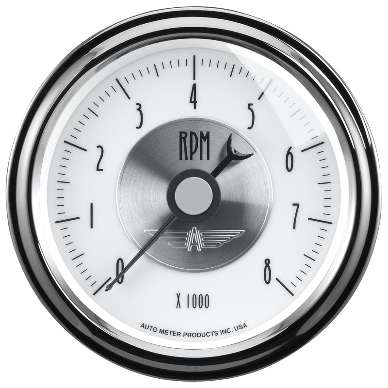 Load image into Gallery viewer, Autometer Prestige Pearl Series - Tachometer 3 3/8in 8K RPM In-Dash
