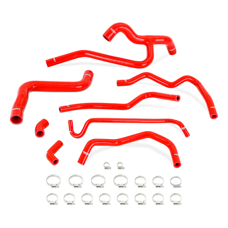 Load image into Gallery viewer, Mishimoto 05-10 Mustang V6 Silicone Radiator &amp; Heater Hose Kit - Red
