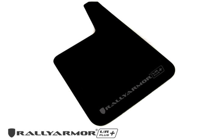 Load image into Gallery viewer, Rally Armor Universal Fit (No Hardware) UR Plus Black UR Mud Flap w/ Grey Logo
