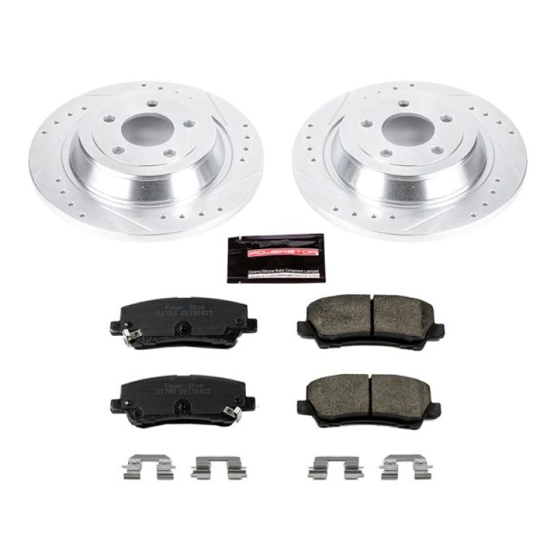 Load image into Gallery viewer, Power Stop 15-19 Ford Mustang Rear Z23 Evolution Sport Brake Kit
