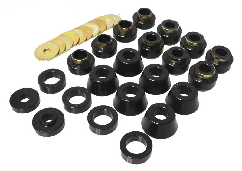 Load image into Gallery viewer, Energy Suspension 87-96 Jeep Wrangler Black Body(cab) Mount Set
