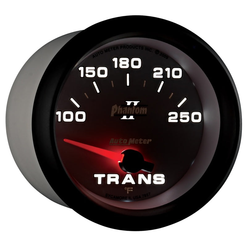 Load image into Gallery viewer, AutoMeter Gauge Transmission Temp 2-5/8in. 100-250 Deg. F Electric Phantom II
